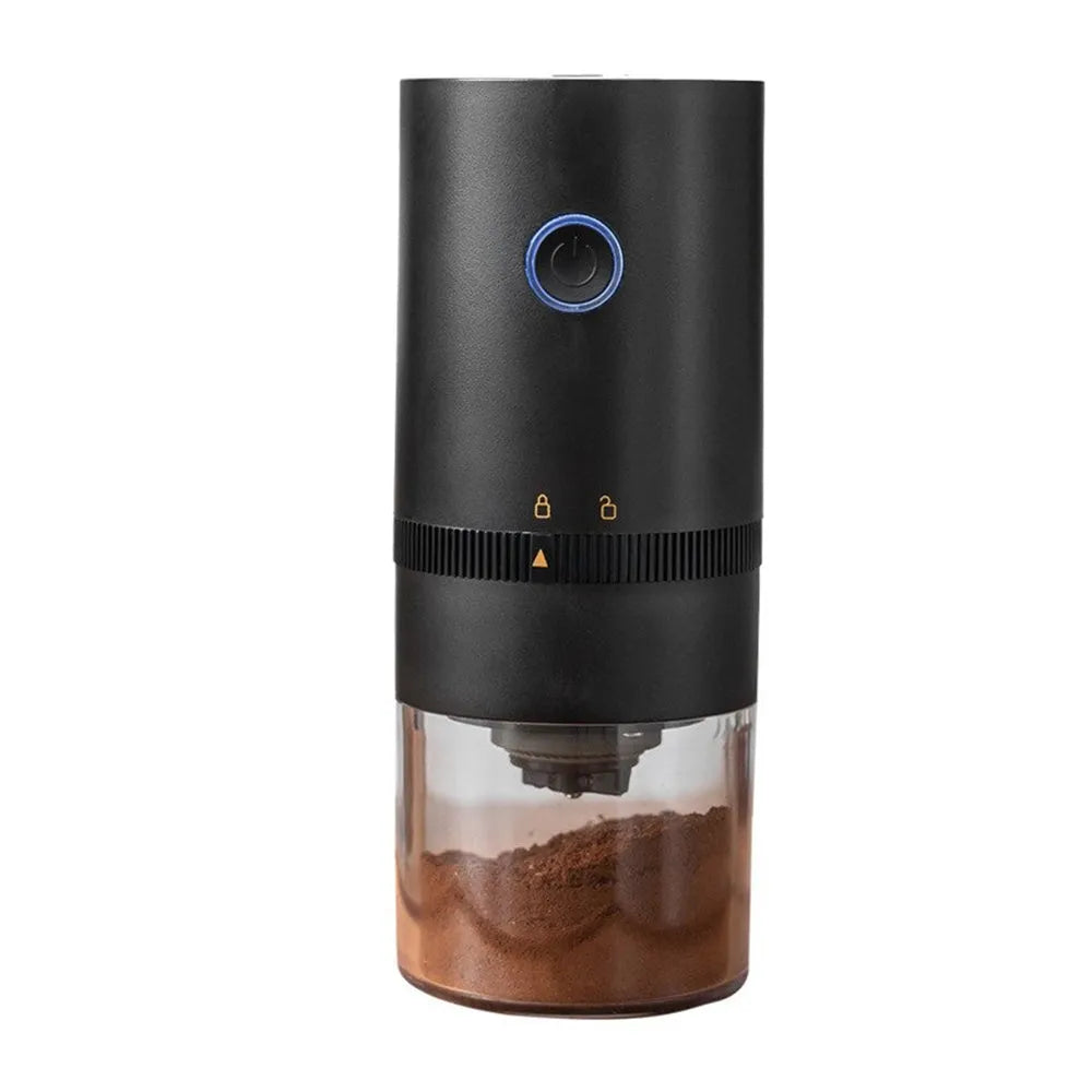Vibe Geeks USB Type C Rechargeable Portable Electric Coffee Bean Grinder
