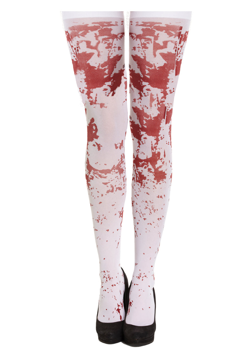 Women's White Bloody Stockings